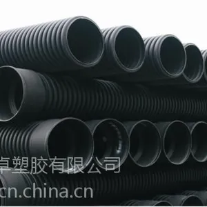 天卓HDPE双壁波纹管排水管 S2≥8KN/M2口径200~800mm规格齐全