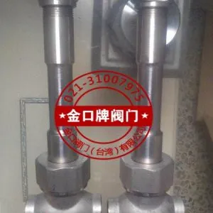 低温焊接截止阀DJ61F 不锈钢-196℃液氮截止阀 台湾金口低温截止阀