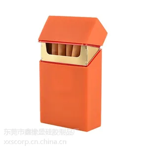 厂家供应彩色硅胶烟盒 硅胶礼品 环保材质 防水防滑手感柔软内贸外贸