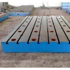 批发铆焊平板 3000*6000高硬度T型槽圆孔铸铁铆焊工作台