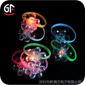 批发生产2015新款硅胶发光手镯,led手镯,发光手环,可定做logo