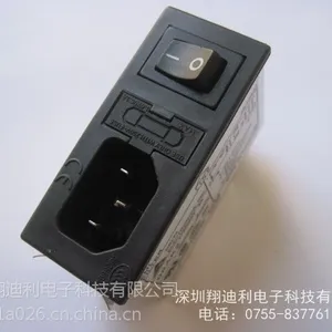 台达带开关带保险三合一电源滤波器 06AK2 6A 全新原装正品现货