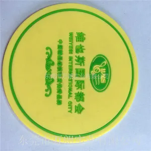 万朗厂家定做出口pvc软胶杯垫 时尚卡通滴胶 防滑耐热杯垫
