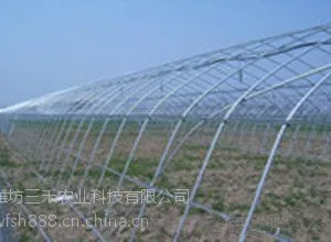 湖南怀化市钢架花卉温室大棚建设案例--潍坊三禾