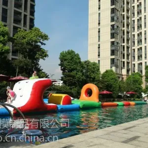 广州充气皮划艇出租,充气水上冲关赛道出租