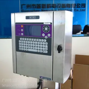法国马肯-依玛士9030小字符喷码机最多8行喷码可在线二维码喷码机