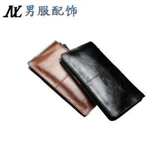 广州纳博仑供应新款男女***长款钱包 时尚休闲钱夹 情侣拉链包