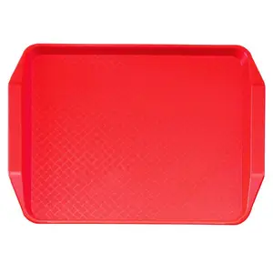 CAMBRO 1217FFH 快餐盘 长方形塑料托盘 带把手双面餐盘