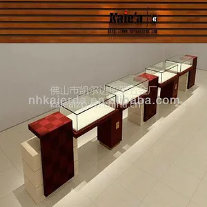 供应珠宝玻璃展柜 商场珠宝专柜设计制作珠宝专卖店展示柜