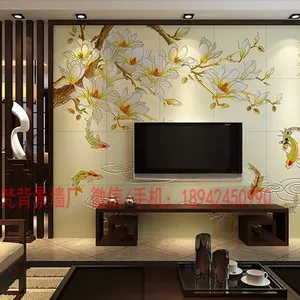 茂南区瓷砖背景墙厂家直销 艺术背景墙壁画定做
