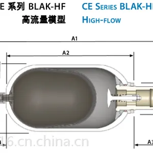 罗特CE认证高流量皮囊式蓄能器