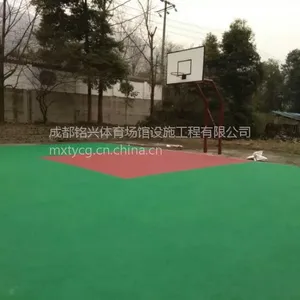 成都PVC塑胶羽毛球场地铺设 成都EPDM塑胶羽毛球场厂家