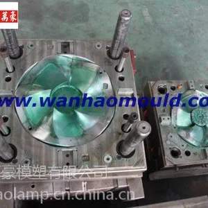 汽车风扇叶模具 汽车风扇框注塑模具