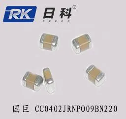 供应国巨陶瓷贴片电容0402 220 5% 50V原装正品 价格有优势