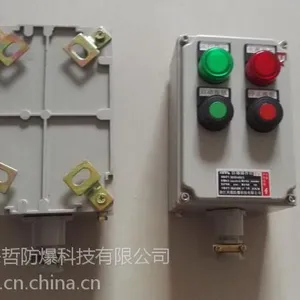 两灯两钮一开关一表防爆操作柱|壁挂式防爆操作柱
