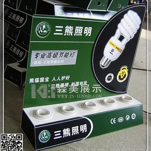 灯饰展示柜 灯具展示架 中山节能灯LED灯试灯台 电工开关展示板