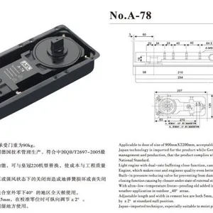 供应供应地弹簧,工程地弹簧,玻璃门地弹簧,地弹簧厂家
