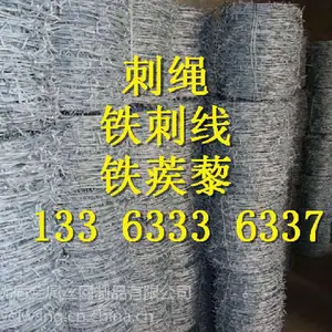 刺绳价格 哪里厂家批发刺线铁蒺藜 带刺铁丝网