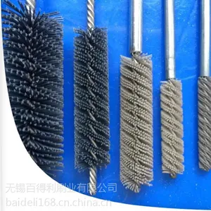 无锡五金工具刷管道研磨刷扭线刷高密度管道刷磨料丝管道刷