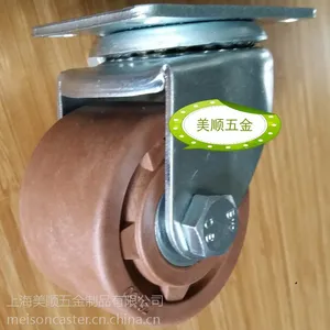 供应美顺2系列3寸300度载重耐高温烘烤箱 灭菌锅设备 架子车万向脚轮