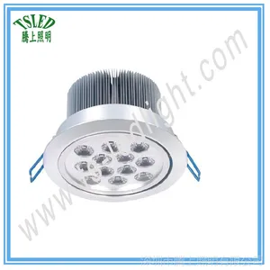 商照12W led天花灯刀片散热高光一体化天花射灯 仿流明单头斗胆灯
