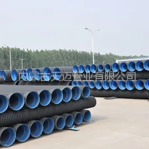包头厂家直销双壁波纹管,包头双壁波纹管现货,内蒙古天迈DN300双壁波纹管