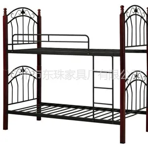 供应双层床/铁床/东珠家具厂家直销/铁制家具/双层铁木床CH2004-202
