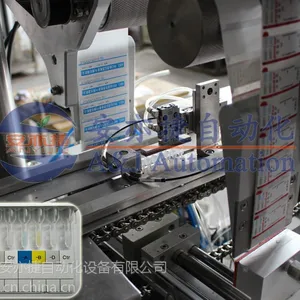 微柱凝胶卡双面贴标机 微柱凝胶卡贴标设备