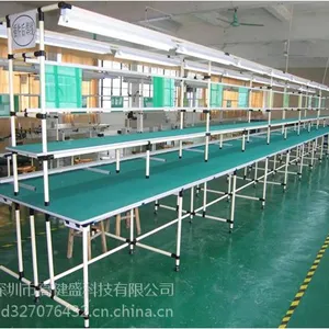 供应精益管生产线 柔性线棒工作台 线棒流水线