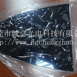 东莞诚卓光电厂家定制停车场设备地下铁出入口智能家居等用椭圆形方形刷卡钢化丝印玻璃