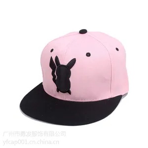 宠物精灵皮卡丘口袋妖怪 可爱pokemon go帽子外贸帽子定做