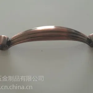 乐雅96/128mm 欧式古典抽屉钴镍拉丝锌合金家具拉手厂家供应型号7001