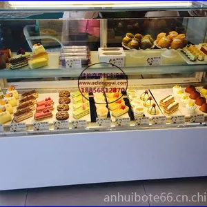 两层直角慕斯蛋糕柜,舟山面包房酸奶冷藏柜,鲜奶吧展示保鲜柜价格