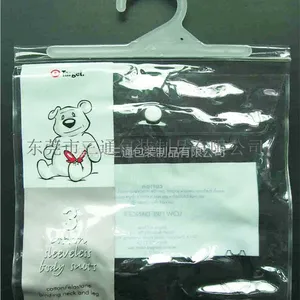 PVC挂钩袋,环保挂钩袋,服装挂钩袋