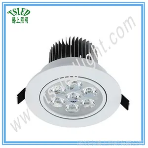 厂家批发7W led天花灯 珠宝店嵌入式高光一体化天花射灯 背景墙灯