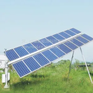供应睿基高精度、低能耗太阳能光伏斜单轴跟踪支架系统
