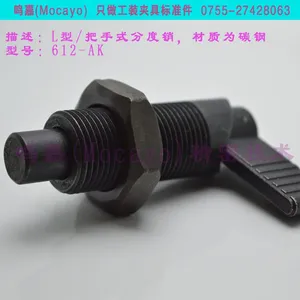复位自锁型分度销 GN612 m12 m20 弹簧定位柱M10 旋钮柱塞M16