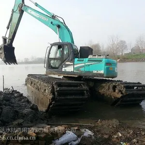 浙江温州水陆挖掘机出租,水上清淤挖掘机出租1327115388