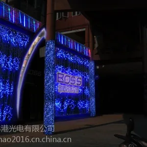�����ˮװ�βʵ� ¥��������ˮ��Ч�� ���ղʵ��ٲ��� led��ˮ�ƶ�������