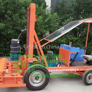 海通牌GTZZ-1铁路预制桥梁自走叉车式单路橡胶管抽拔穿管一体机厂家直销