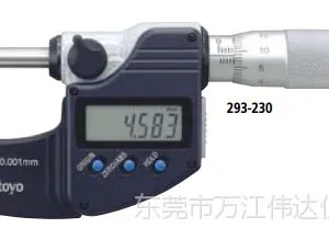 日本三丰293 系列 &mdash; 达到IP65 尘/ 水防护标准