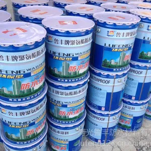供应鲁丰环保型聚氨酯防水涂料|单组份油性防水涂料|弹性高|延伸***
