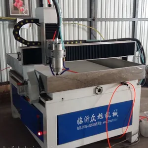 隐形拉手晶钢门玻璃铣型机