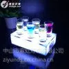 LED充电发光6孔酒吧杯架 吞杯一口杯烈酒杯架 酒吧七彩酒杯架