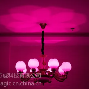 麦极客智能照明控制系统 别墅智能照明 酒店智能灯光 手机调色灯
