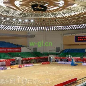 WGL篮球场灯光设计方案 篮球场灯光配置室外投光灯