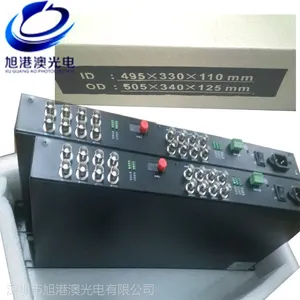 机架式视频光端机 16路视频光端机 机架式 485数据光端机