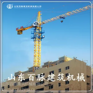 供应出口塔机 QTZ6013 外贸合作 诚招代理 塔吊起重机 山东百脉建筑机械公司制造加工