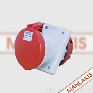 上曼电气 工业防爆插座TYP-1151 航空插座 4P 63A 400V 防水防尘