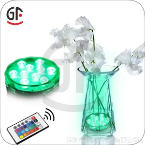 厂家直销10灯防水蜡烛灯 远程无线遥控防水灯 led潜水灯